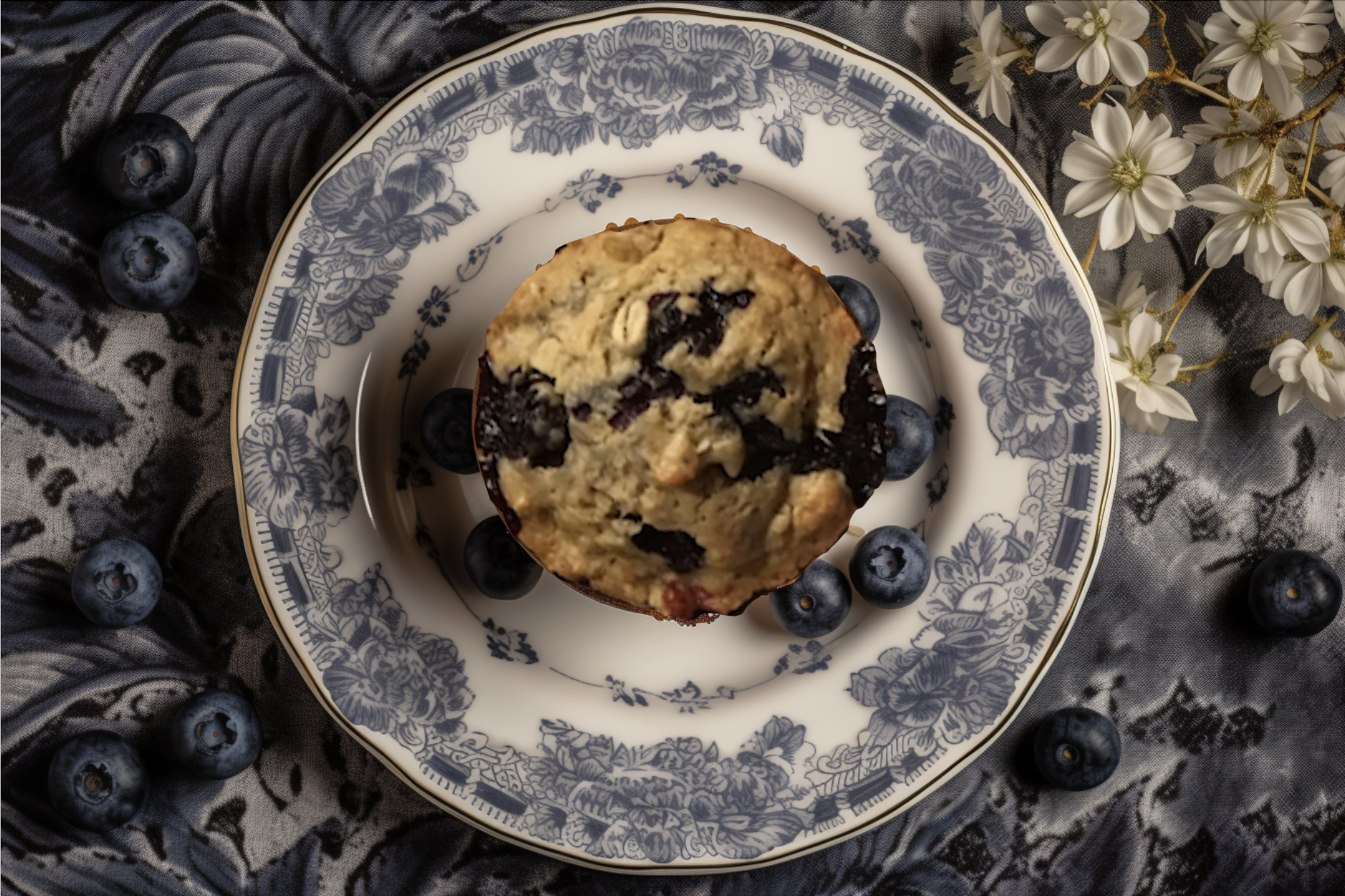 Blueberry Oat Muffins