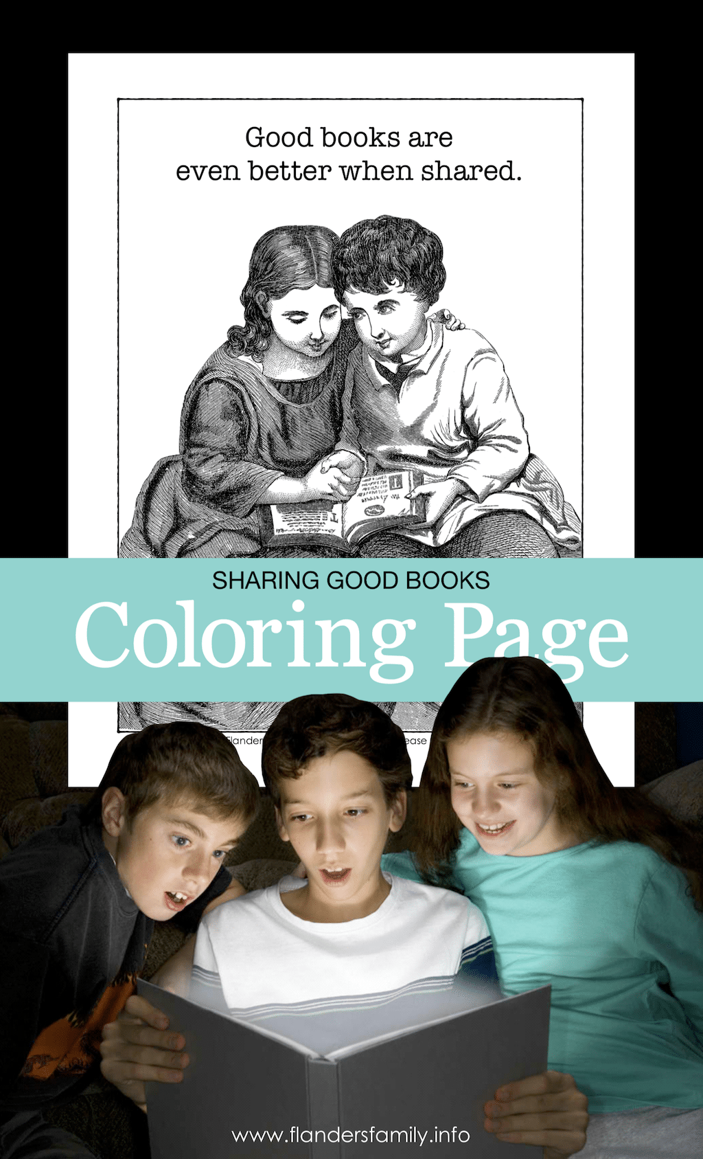 Good Books Coloring Page