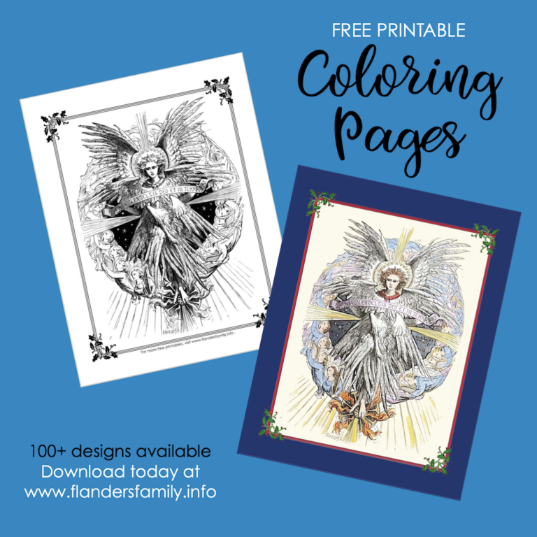 Gloria in Excelsis Deo Coloring Page