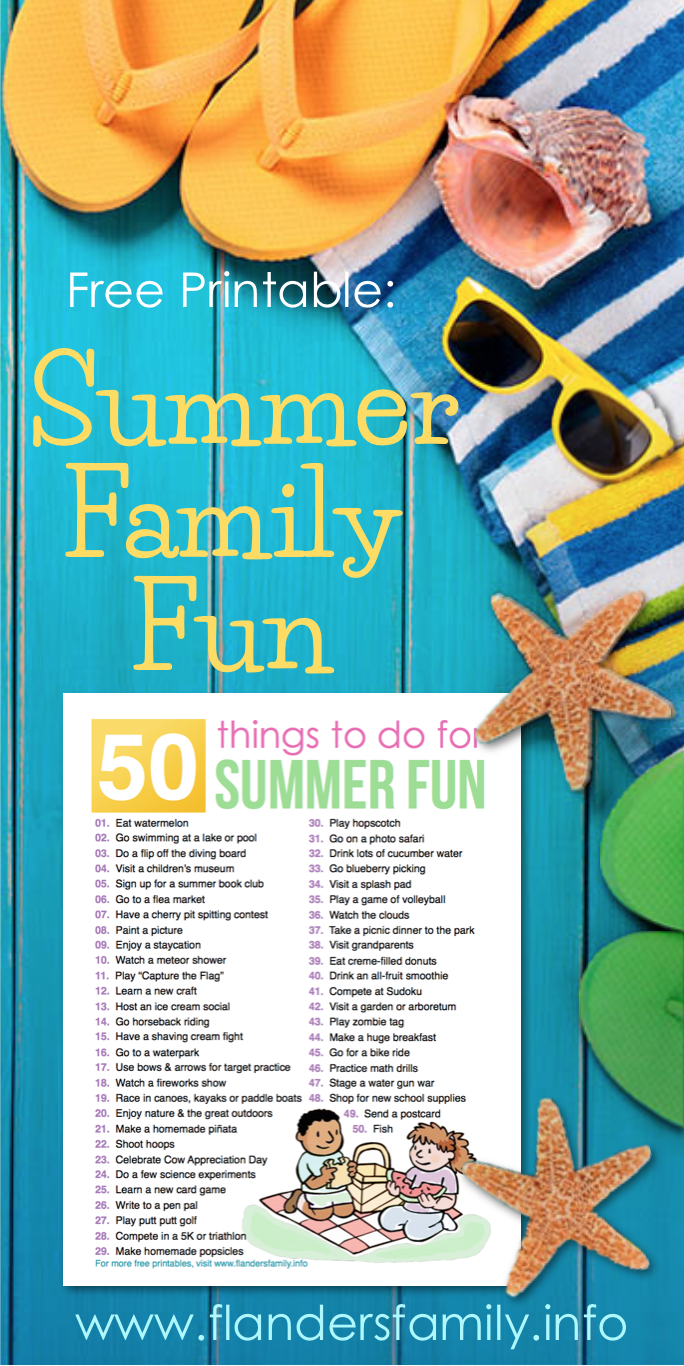 50 Ideas for Summer Fun