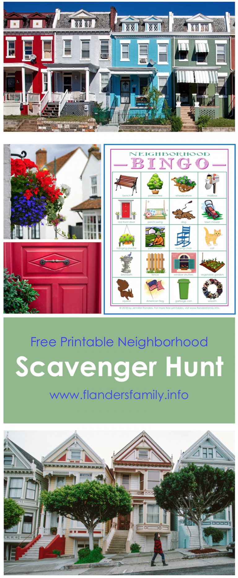 Neighborhood Bingo: Free Scavenger Hunt Fun