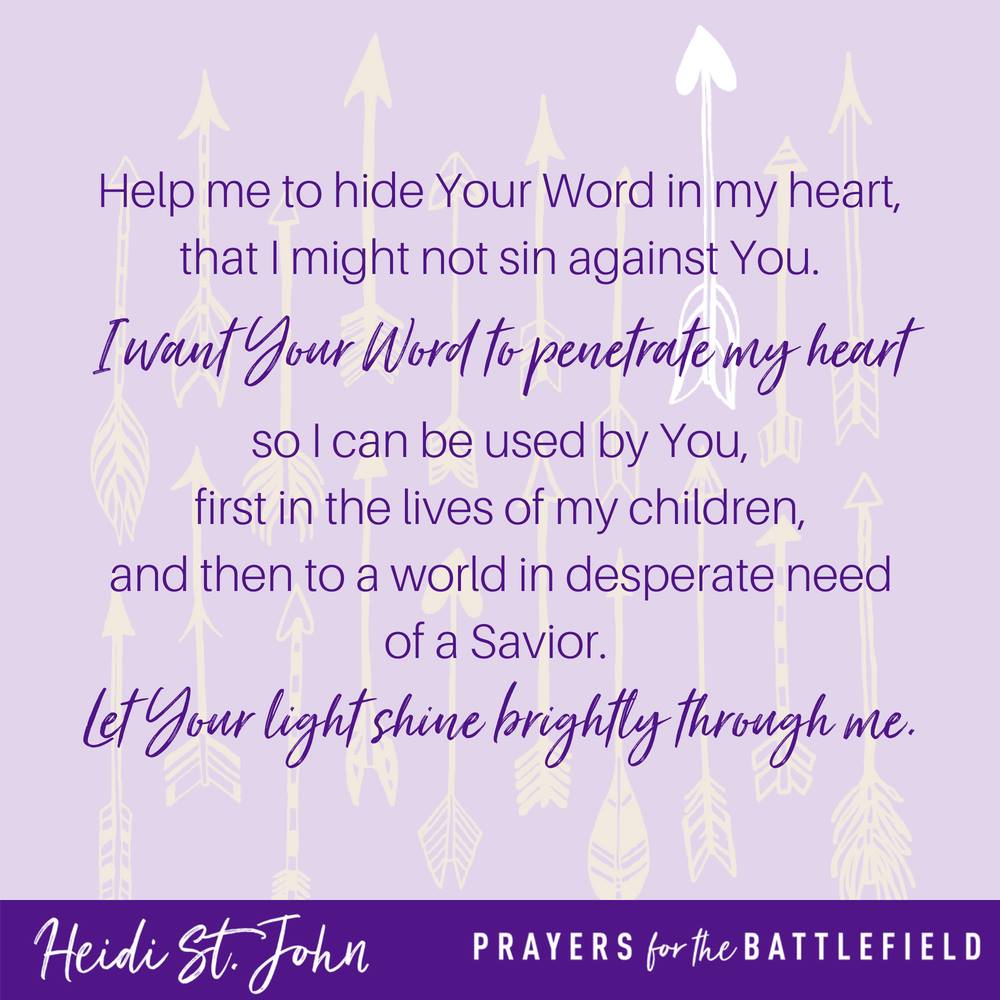 Hide His Word in Your Heart