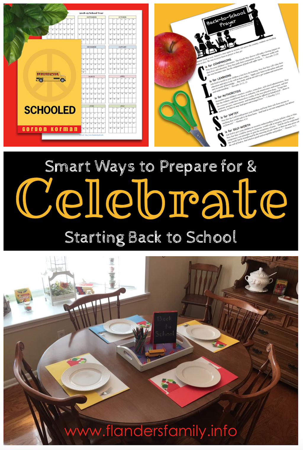 Smart Ways to Celebrate Starting Back to School