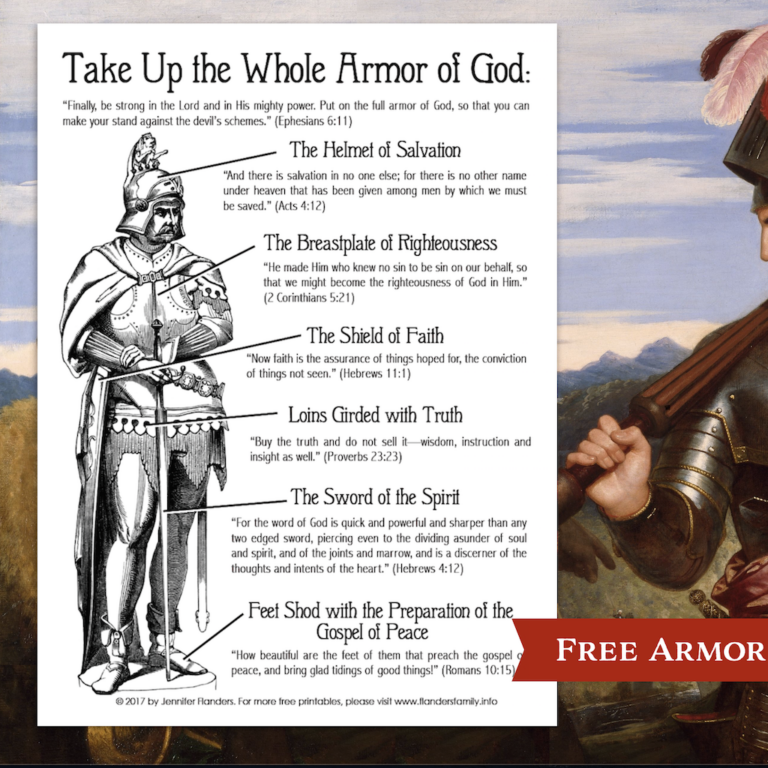 Armor of God Coloring Page