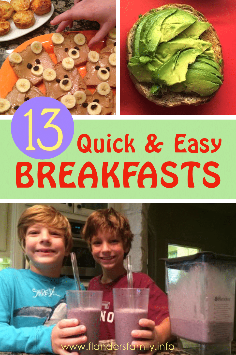 13 Quick & Easy Breakfast Ideas - Flanders Family Homelife