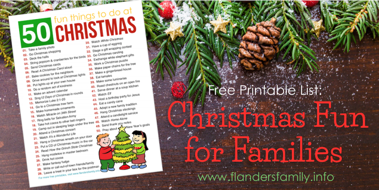 50 Fun Things for Your Family to Do this Christmas