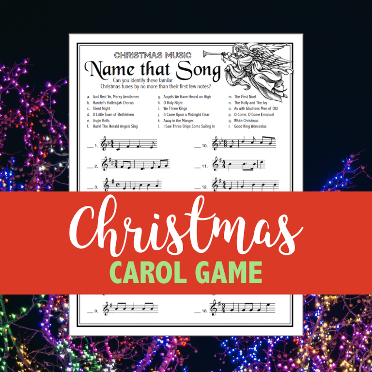 “Name That Song” Christmas Game