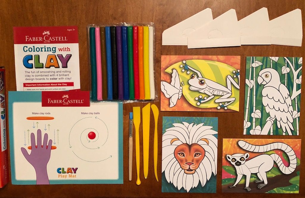 Timberdoodle Review - Coloring with Clay