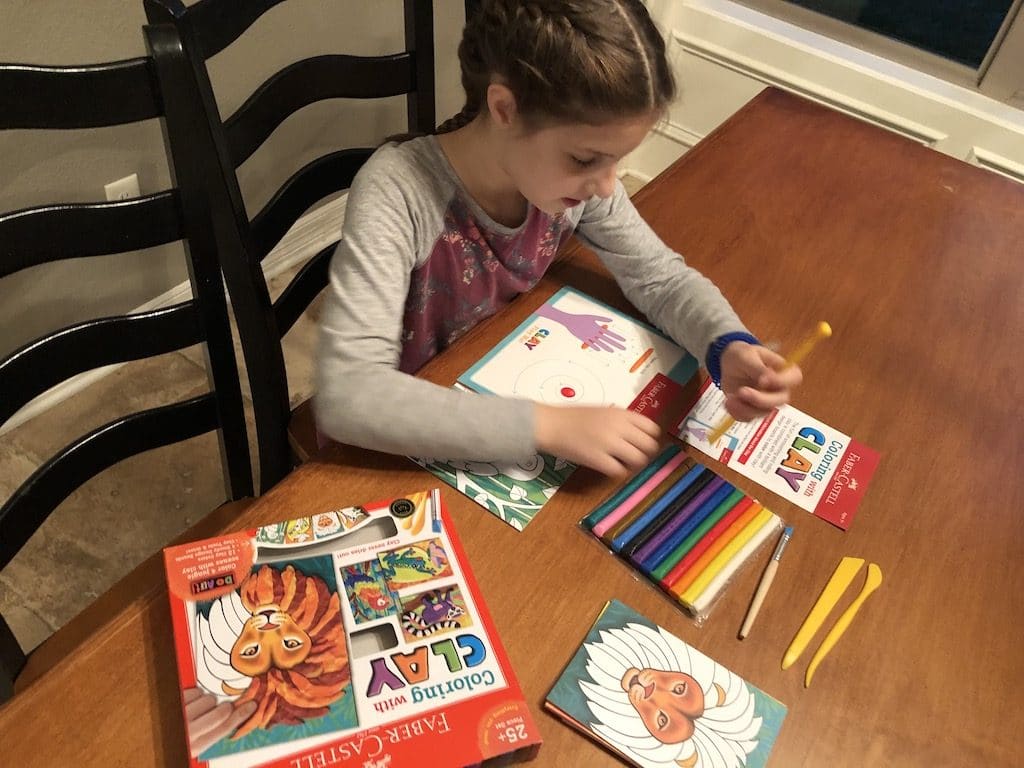 Timberdoodle Review - Coloring with Clay