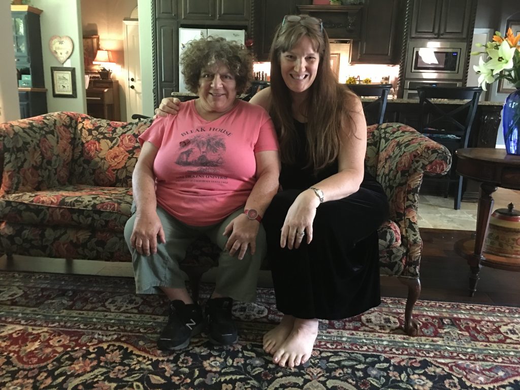 Miriam Margolyes and Jennifer Flanders