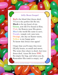 Jelly Bean Gospel (Free Printable) - Flanders Family Home Life