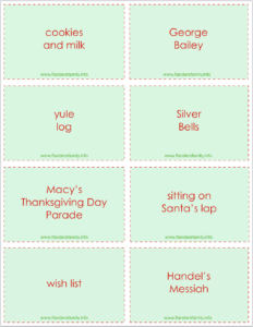 Christmas Charades (Free Printable) - Flanders Family Homelife