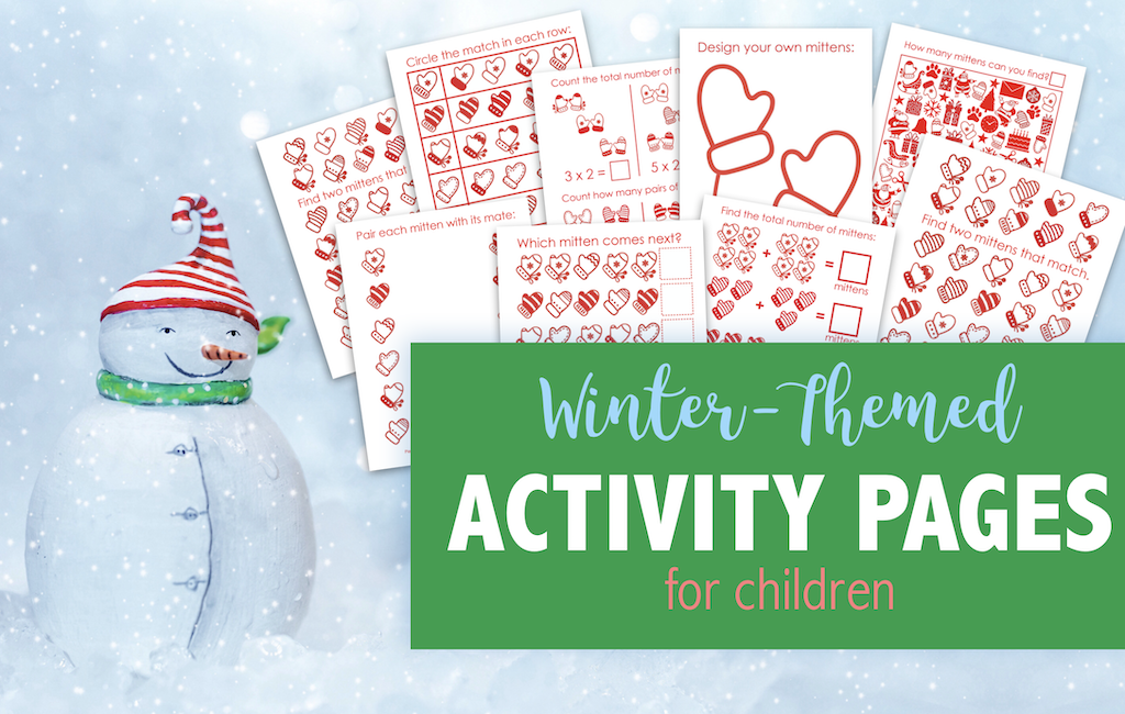 Winter-Themed Activity Pages for Kids