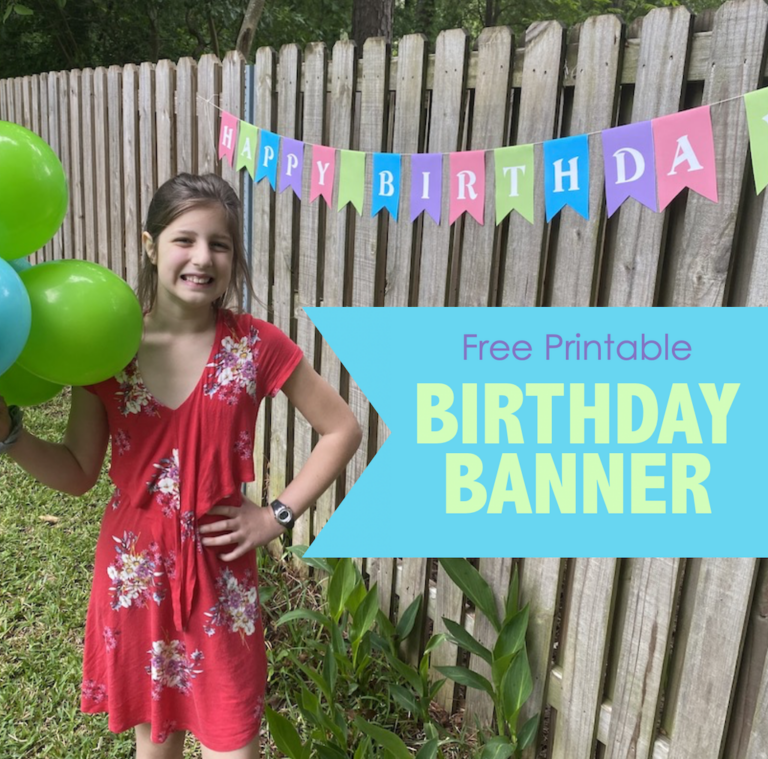 Free Happy Birthday Pennant Banner