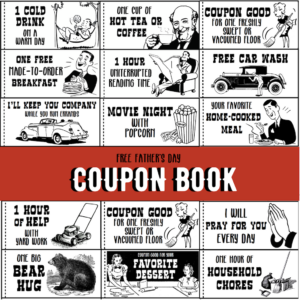 Father's Day Coupon Book (Free Printable) - Flanders Family Home Life