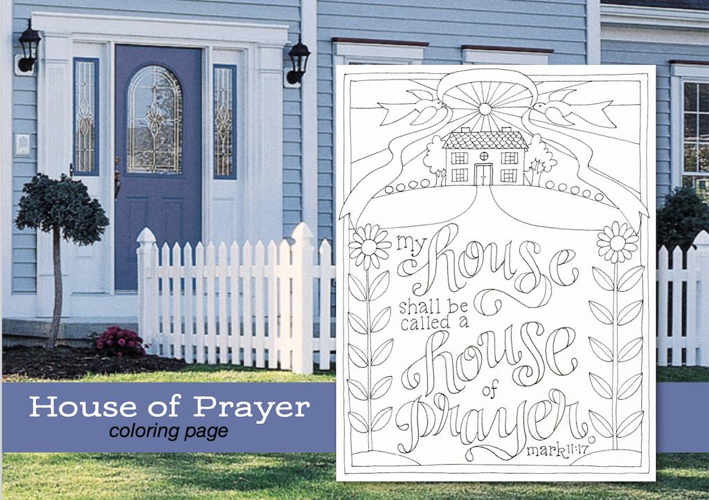 House of Prayer Coloring Page