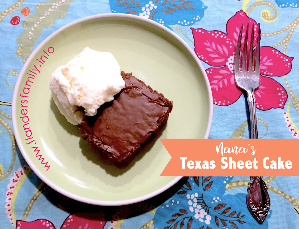 Texas Sheet Cake Recipe