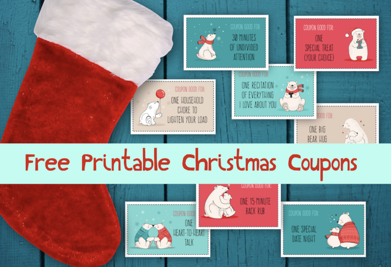 Christmas Coupons (Free Printable)