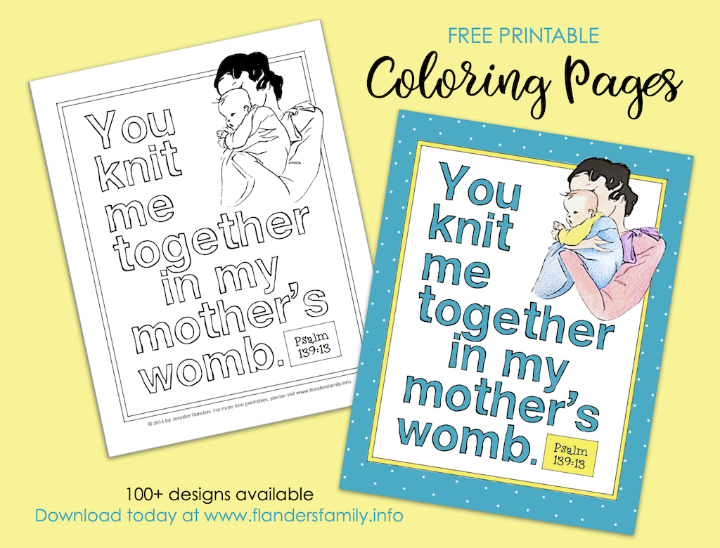 Free Printable Bible Verses to Color