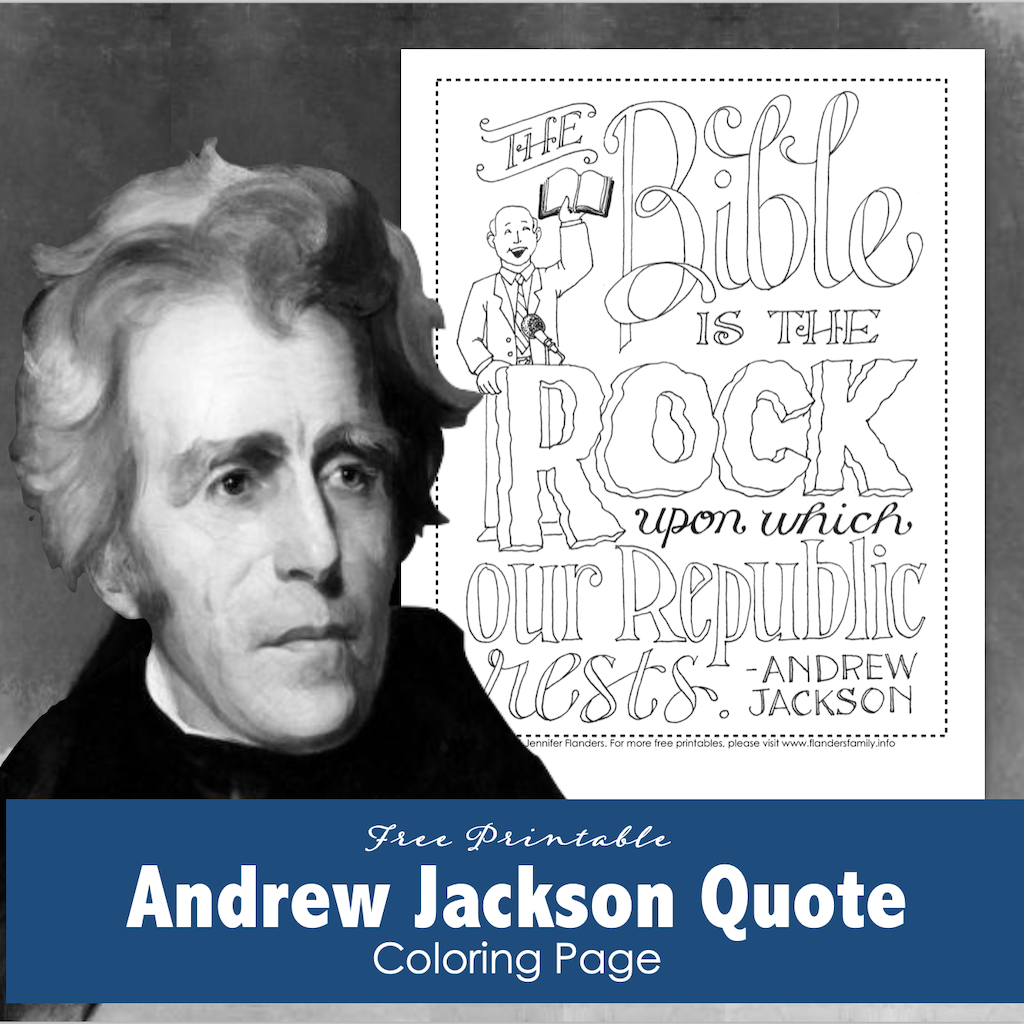 Andrew Jackson Coloring Page