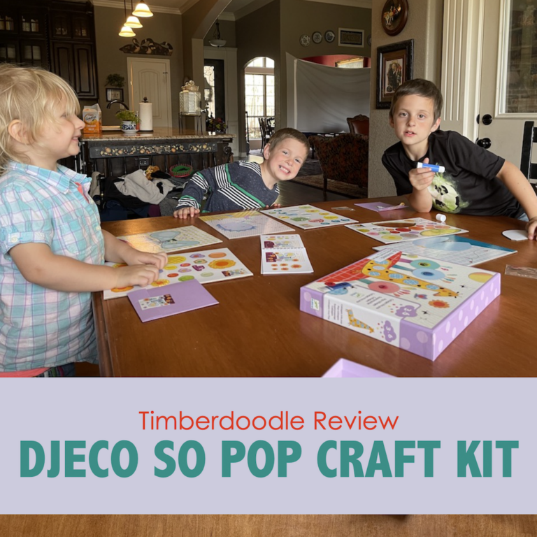 Djeco So Pop Review (Timberdoodle Craft Kit)