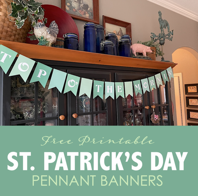 St. Patrick’s Day Pennant Banners