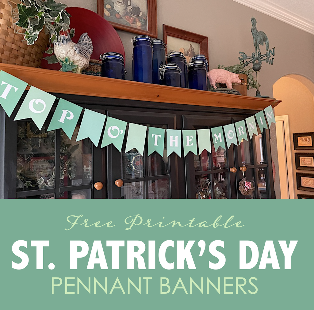 St. Patrick's Day Pennant Banners