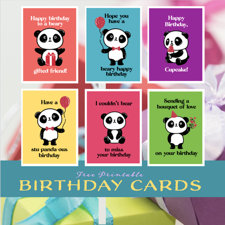 Free Printable Birthday Cards