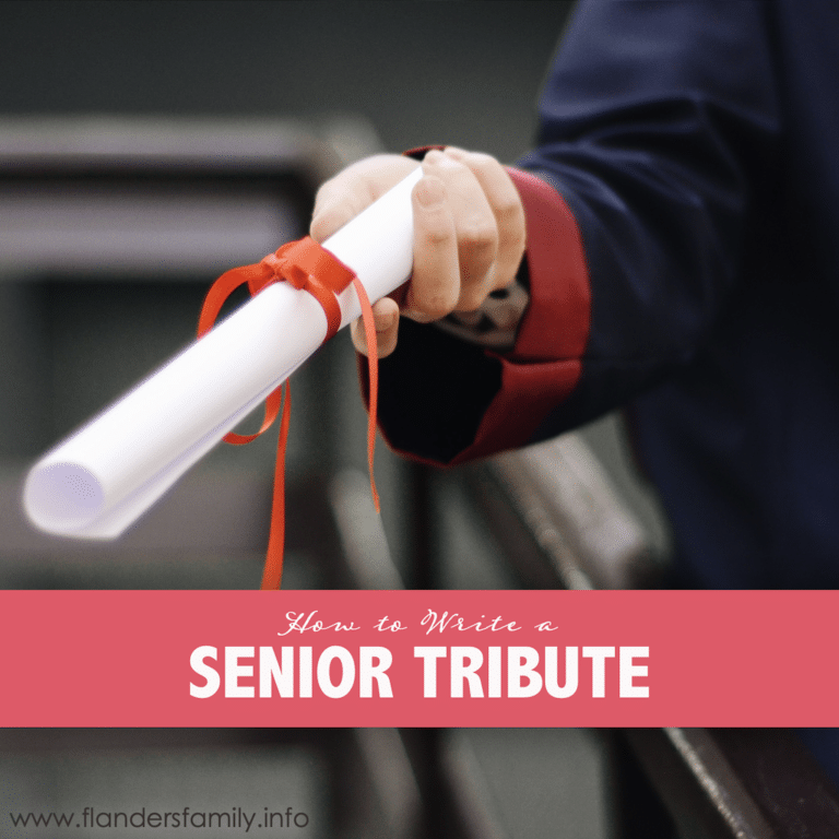 How to Write a Senior Tribute (& more graduation questions)