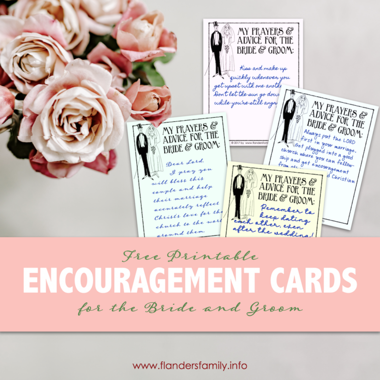 Marriage Encouragement Cards for Couples