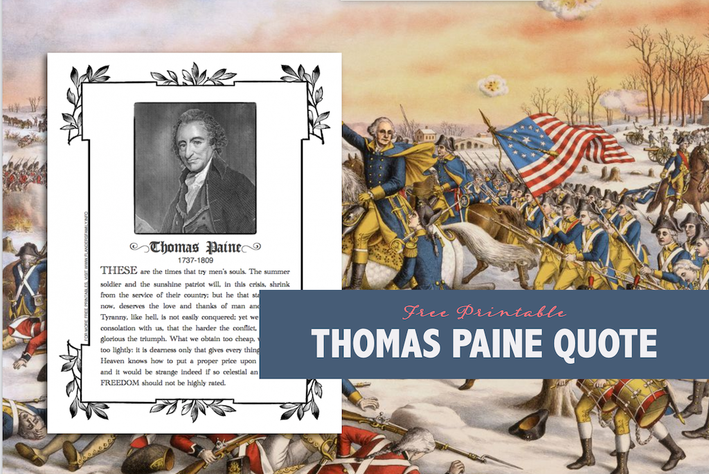 Thomas Paine Printable