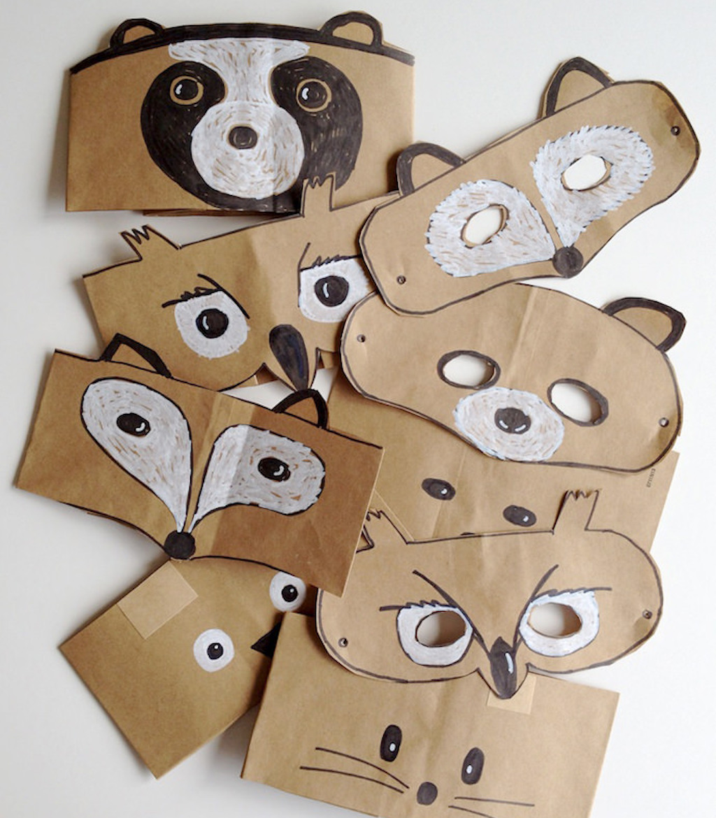 Paper Bag Animal Masks