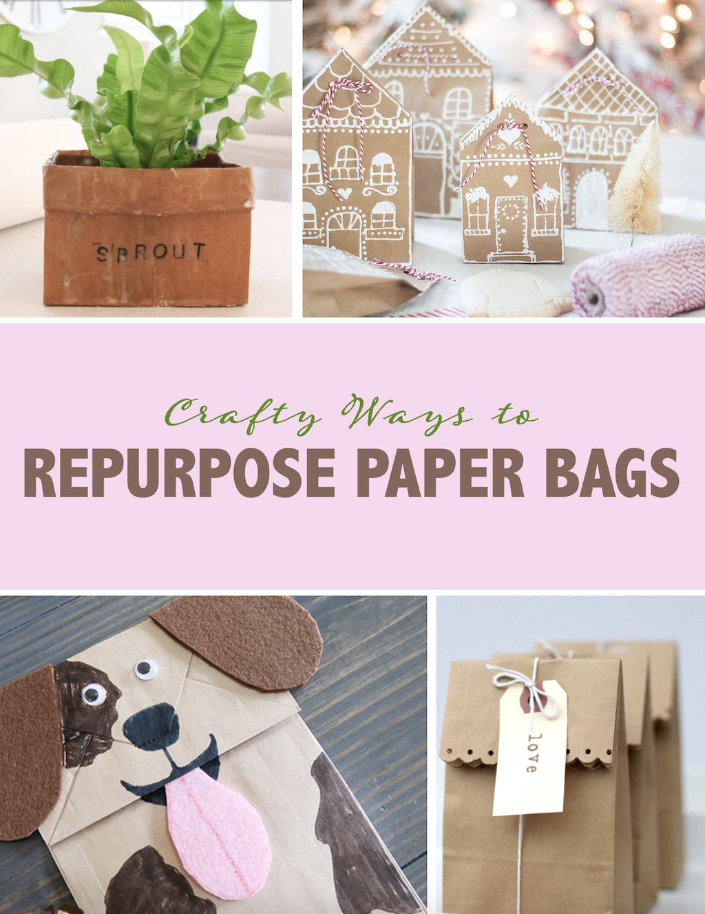 DIY Paper Star, Upcycled Paper Bag, Crafts