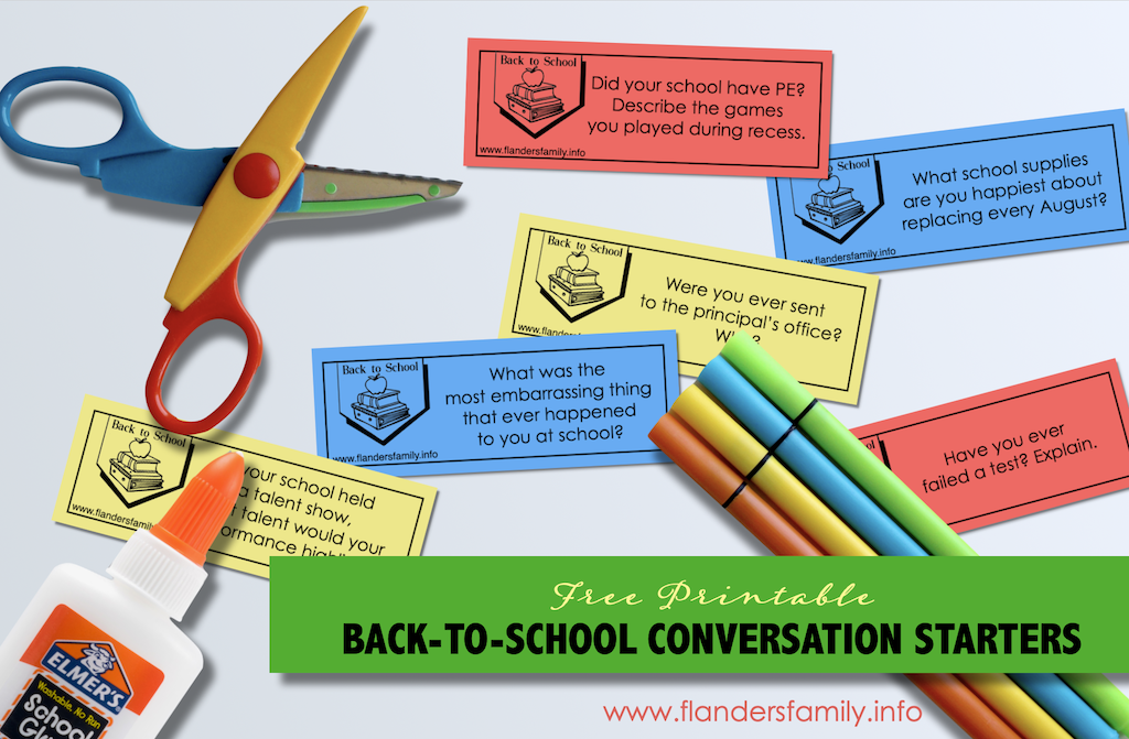 Free Printable Discussion Prompts for Families