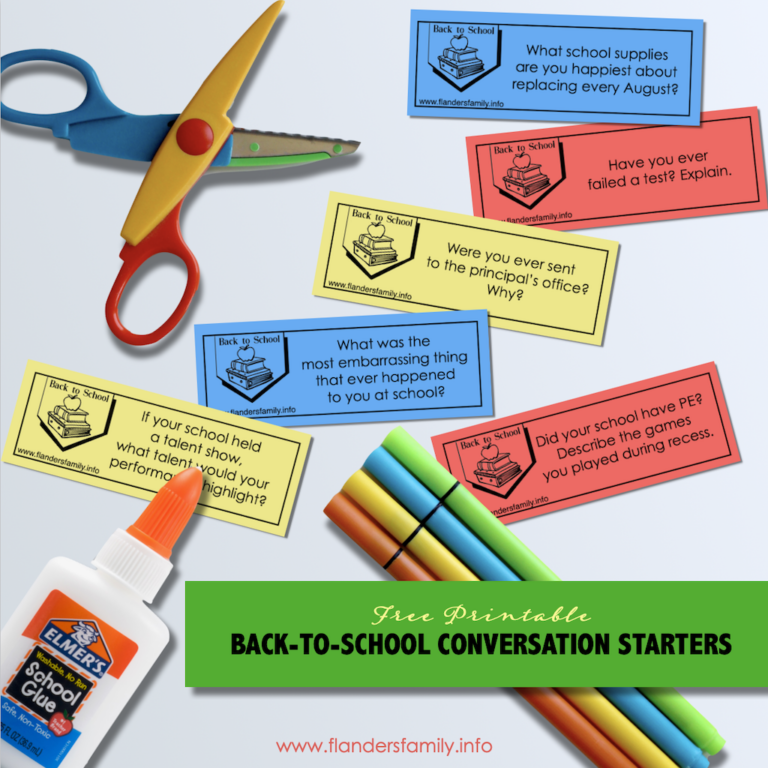 Back-to-School Conversation Starters