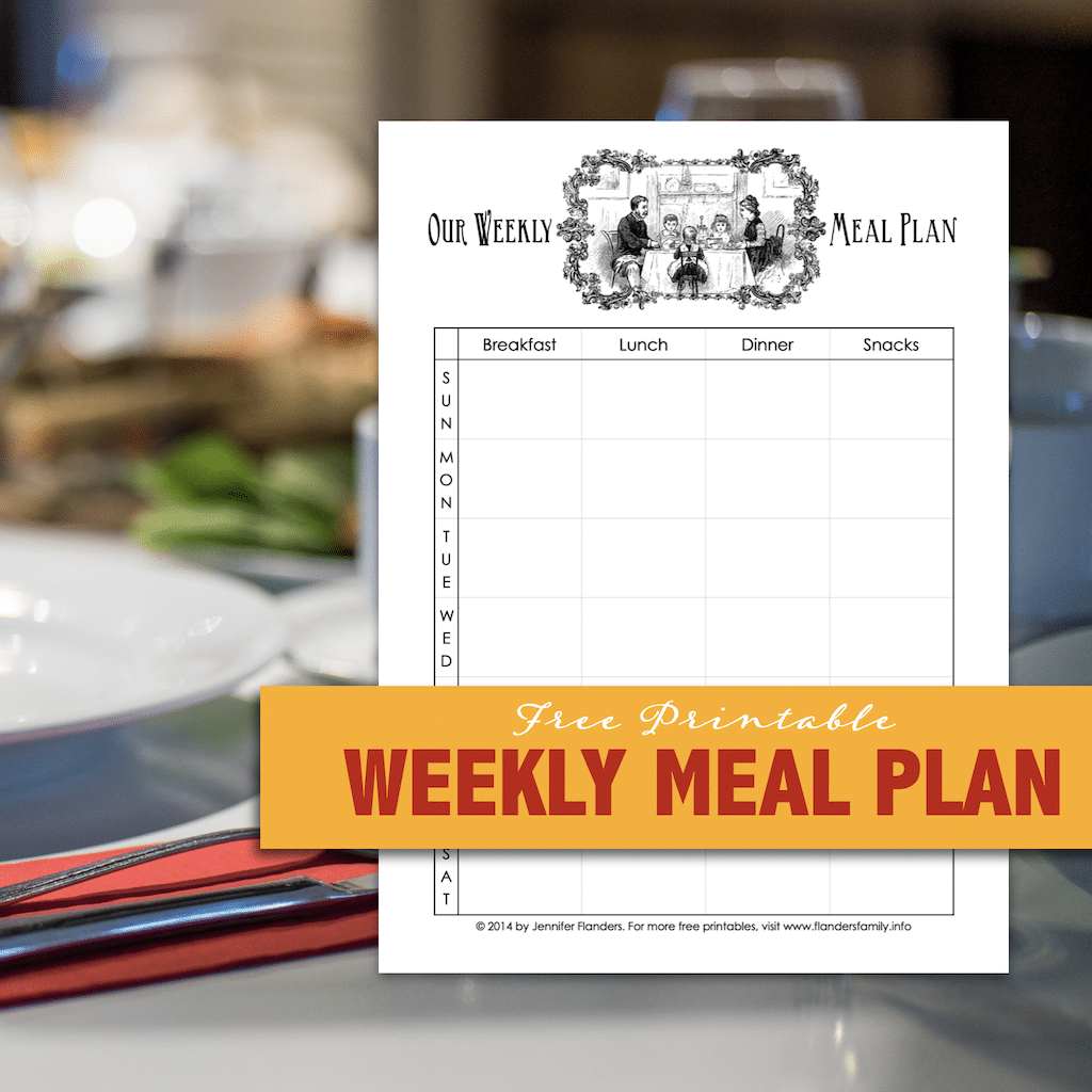 Weekly Meal Plan 