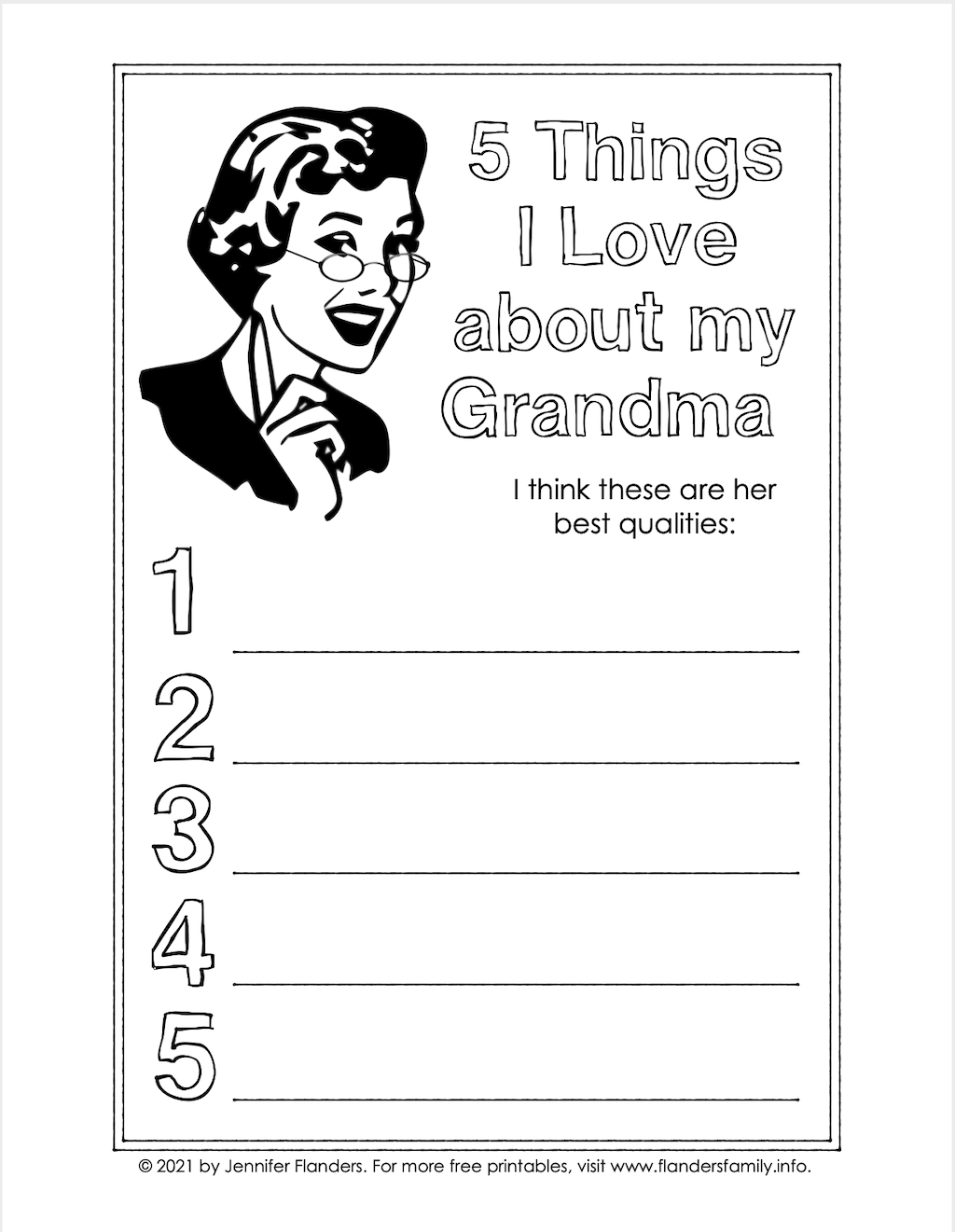 5 Things I love about Grandma