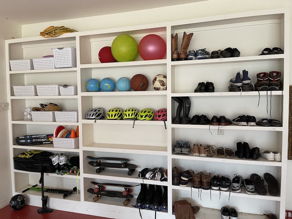 Shelves for Shoes and Sporting Goods