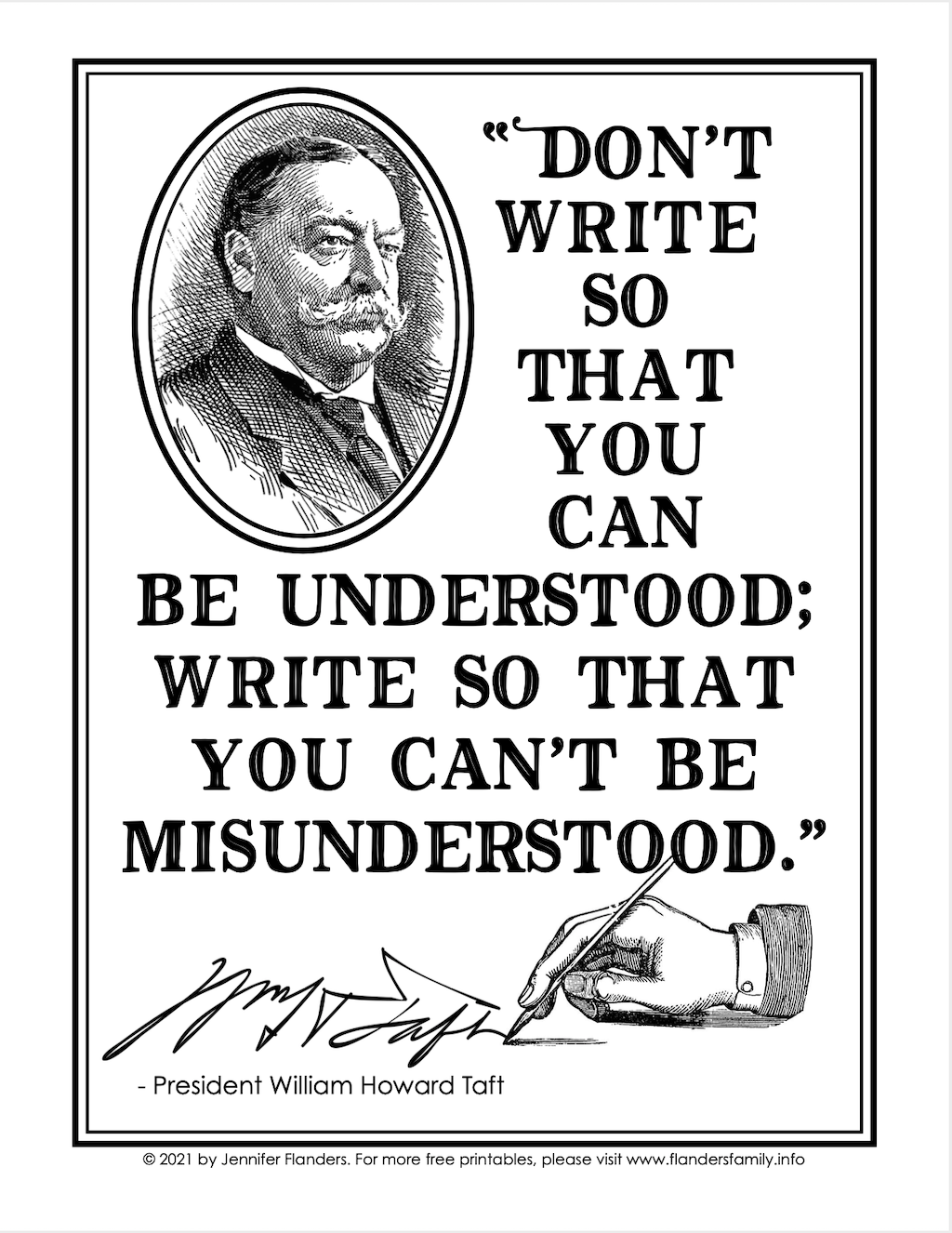 William Taft Quote