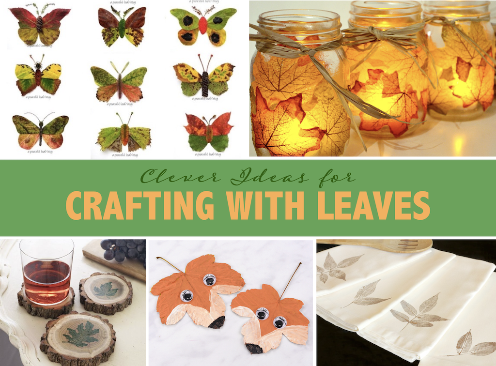 Clever Leaf Crafts for Kids 