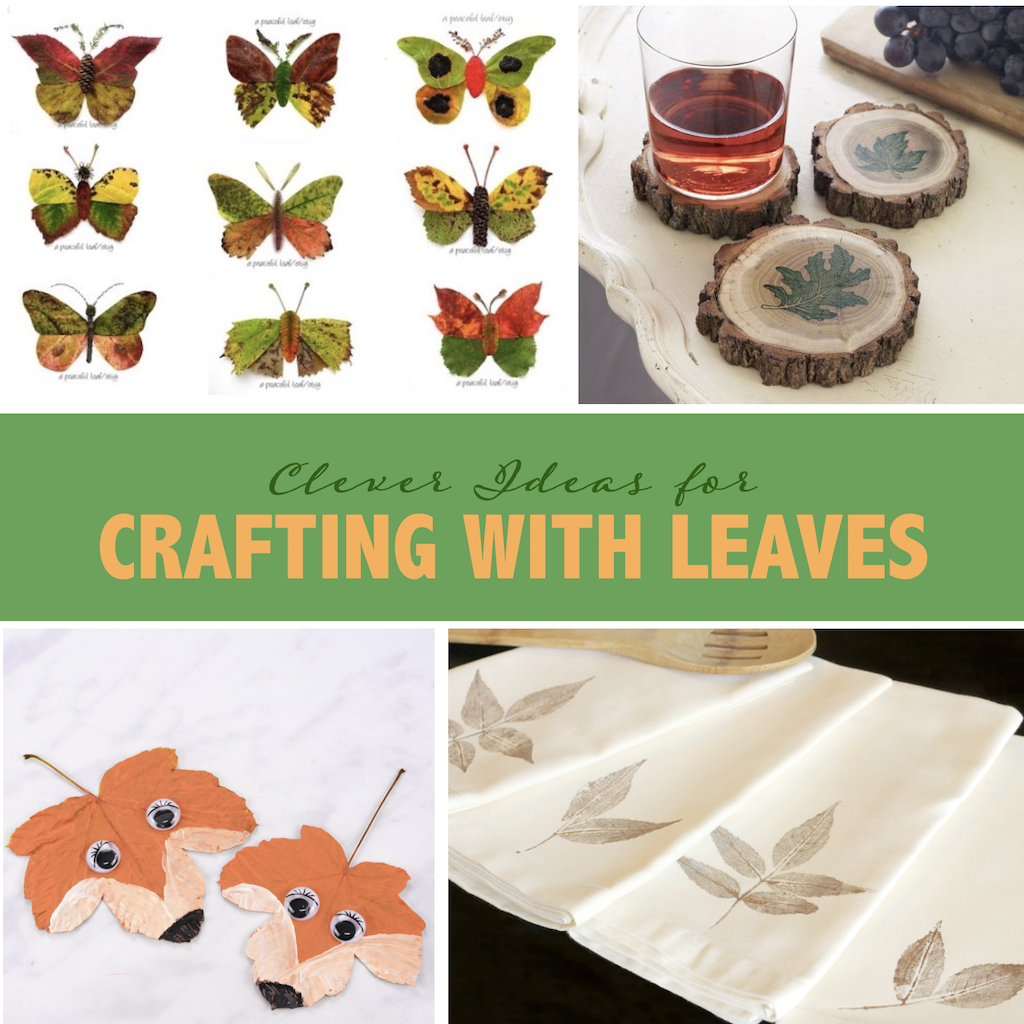 Clever Leaf Crafts for Kids 