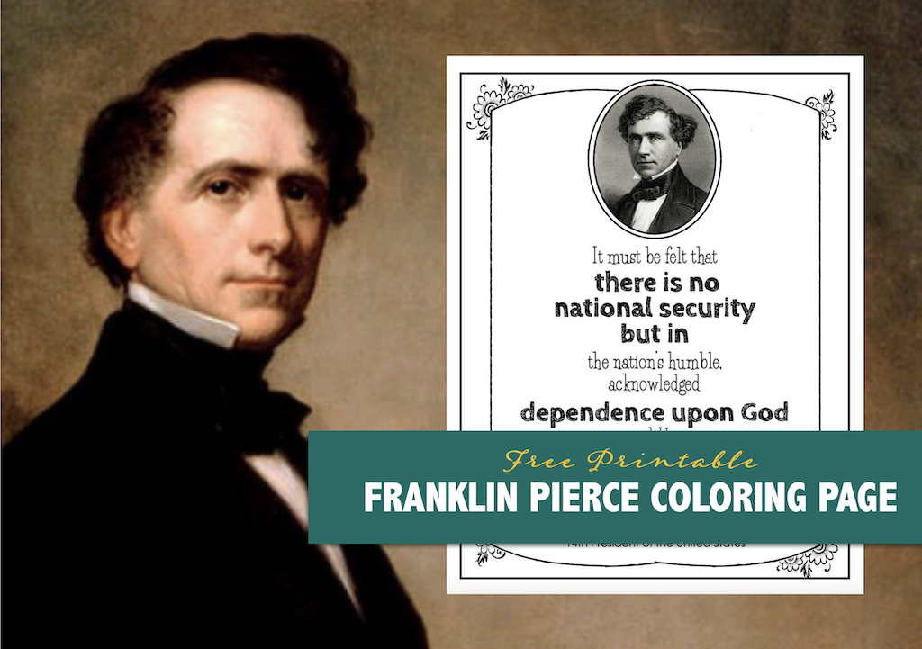 Franklin Pierce Coloring Page