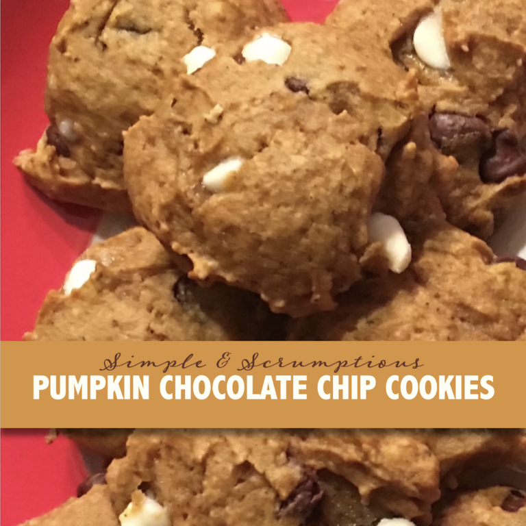 Simple but Scrumptious Pumpkin Chocolate Chip Cookies