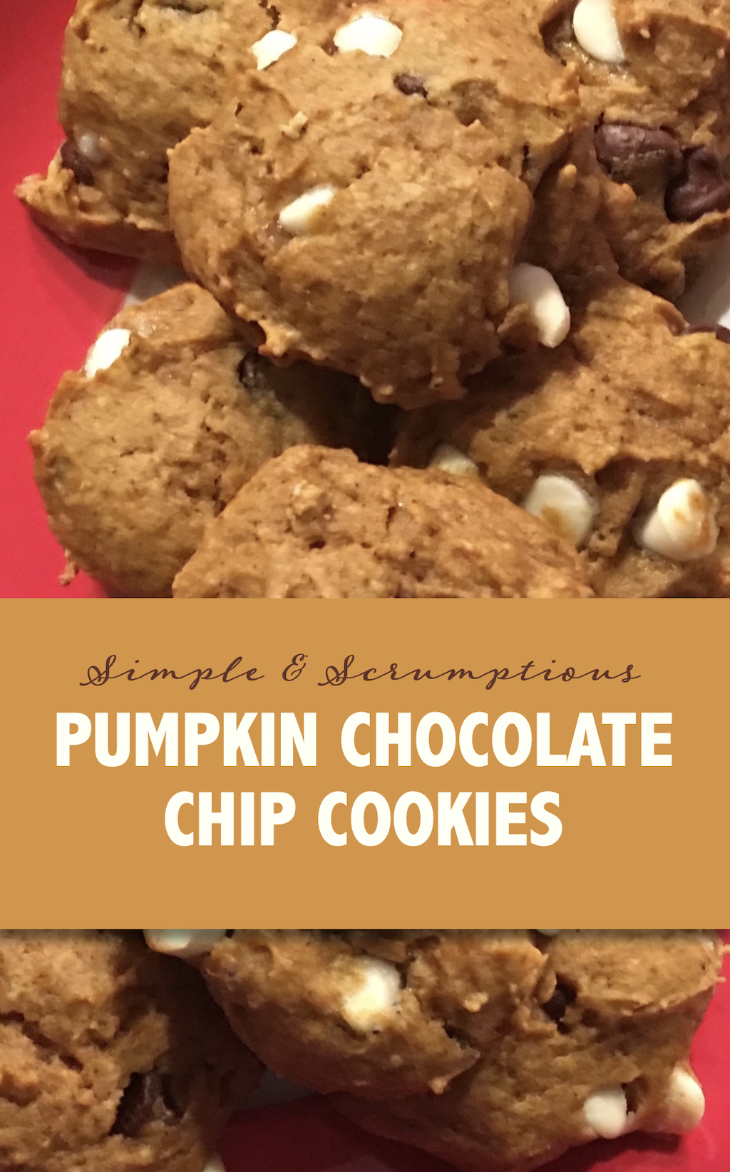 Pumpkin Chocolate Chip Cookies