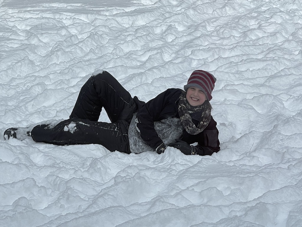 Abby in Snow