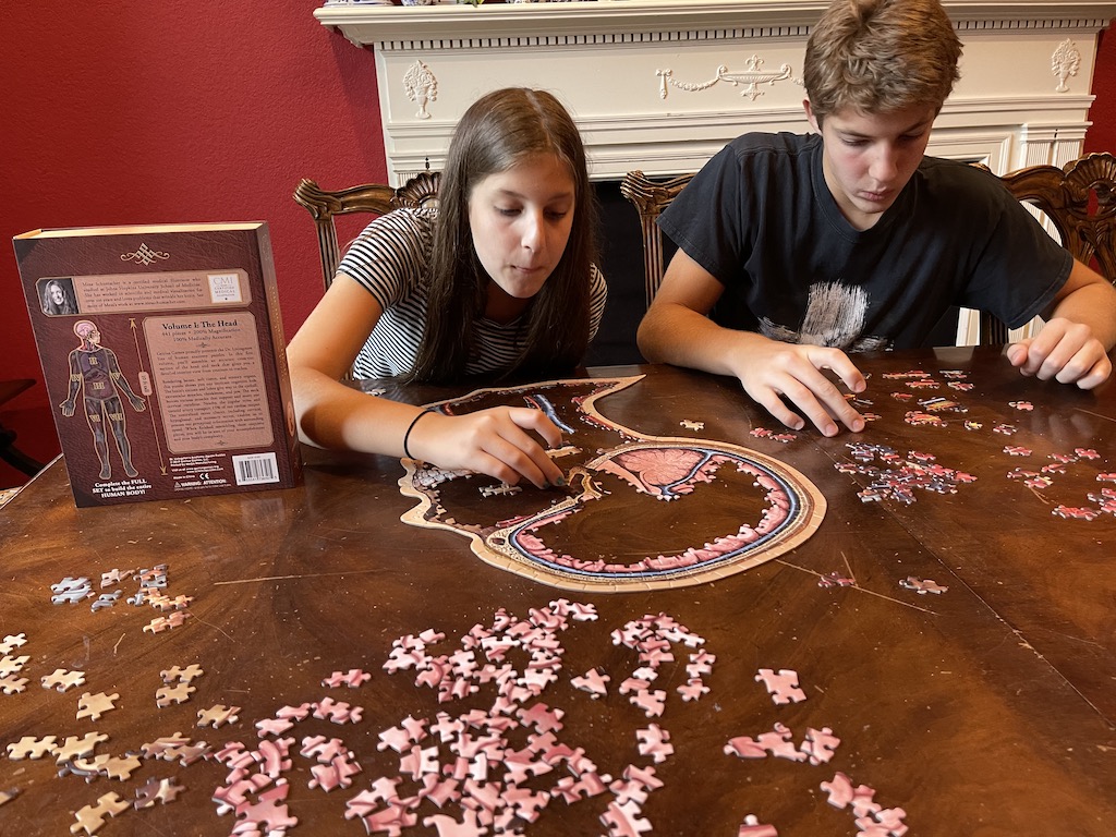 2021 Happenings - Puzzle with Gabbers and Abby