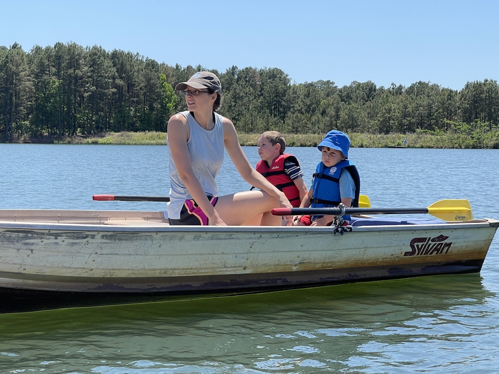 2021 Happenings - Mikayla in Rowboat