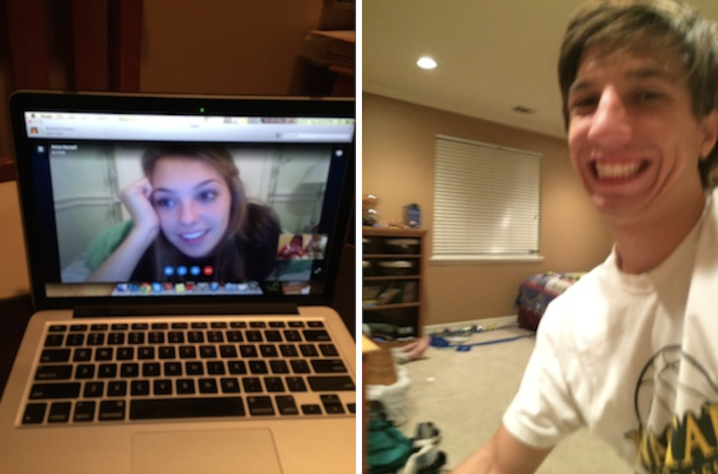 Ben Skyping Girlfriend