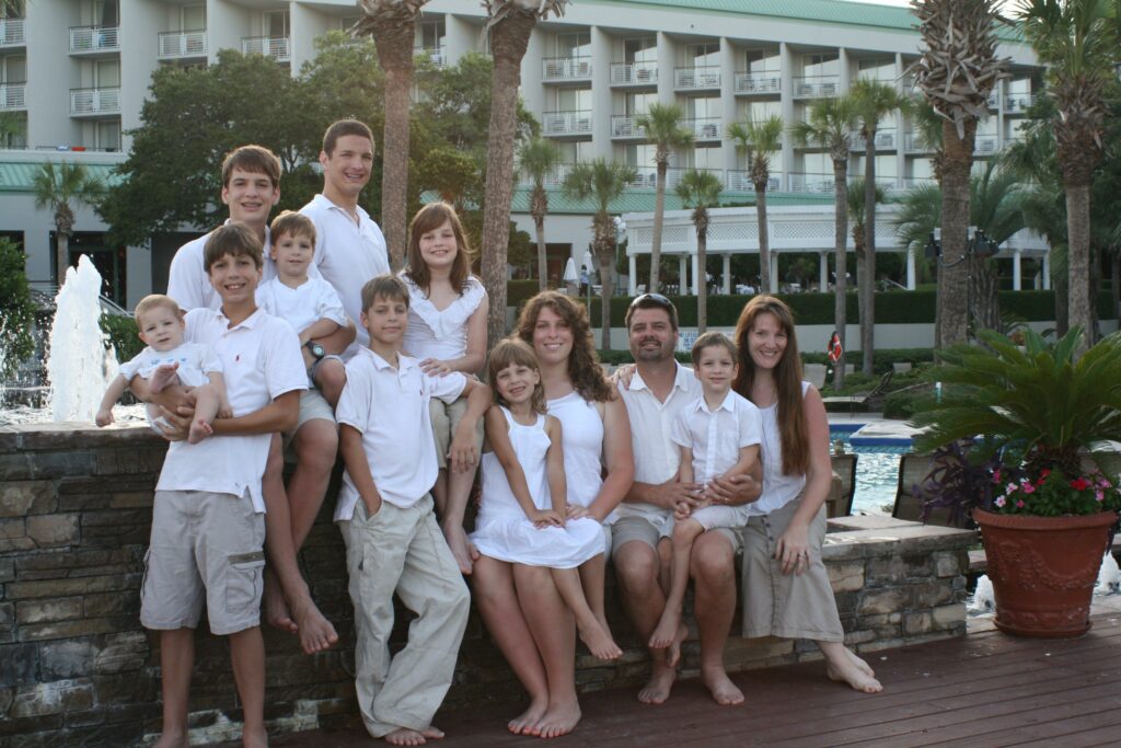 Flanders Family at Hilton Head in 2008