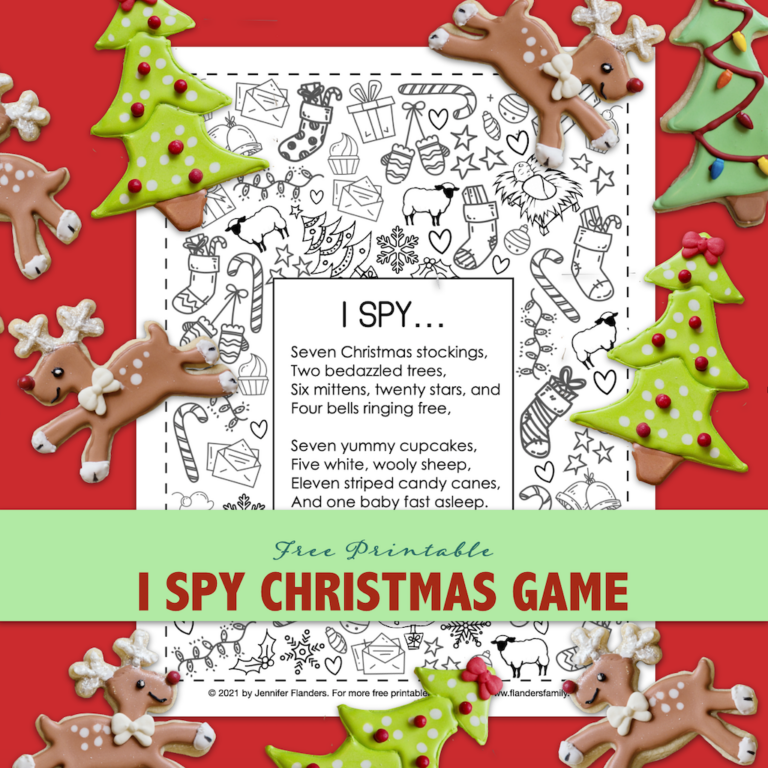 Christmas Icons I SPY Game